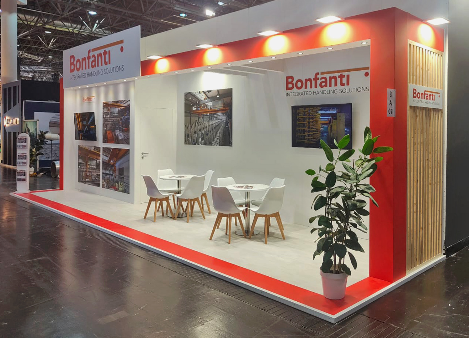 Bonfanti's booth at Aluminium 2024