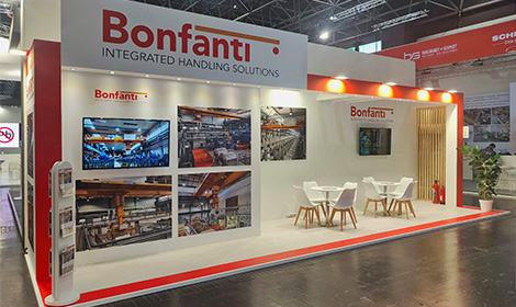 Bonfanti's booth at Aluminium 2024