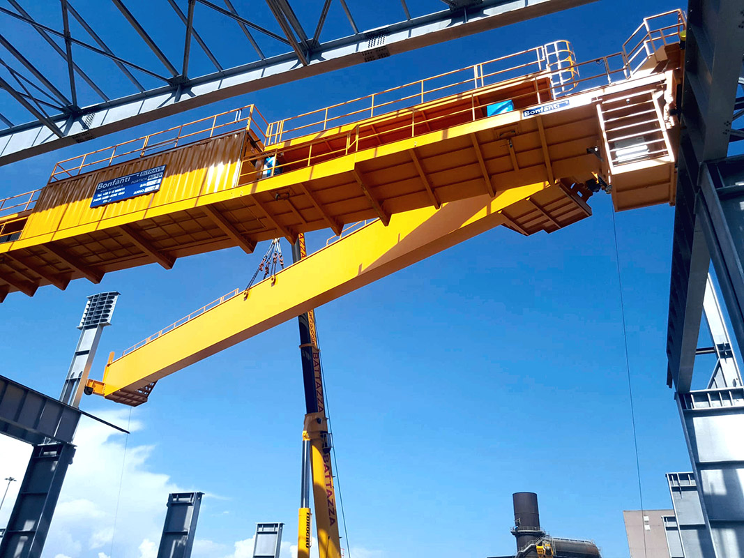 Nuovo carroponte Bonfanti in costruzione per Acciaierie Beltrami